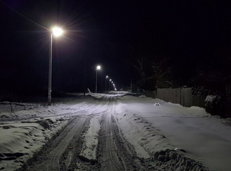 Освещение дороги д. Пекша, Владимирская область