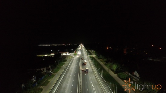 Освещение автодороги М7 с.Ворша