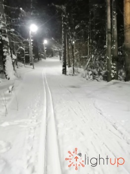 Освещение лыжной трассы г. Арзамас Нижегородской области